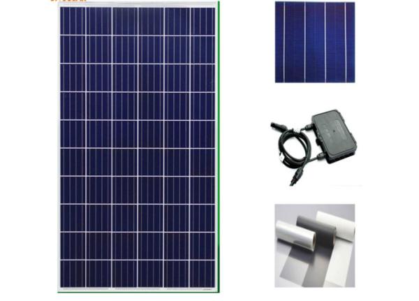 Painéis solares do silicone da energia limpa 260 watts, painéis solares do preto do sistema home