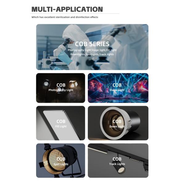 Высокопроизводительное бицветное 300W 6060 Flip Chip Custom Cob Led Chip для коммерческого светодиодного освещения