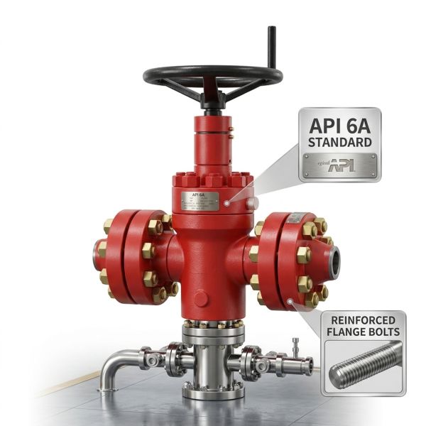 2 1/16 inch High Pressure Gate Valve Manual Gear Operated Operating Temperature 75°F to 350°F Industrial Valve Solution