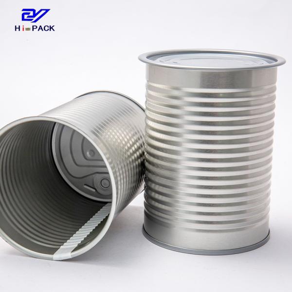 Food Grade Sauce Tin Can for Pet Food Packaging with BPA Free and Easy Open Lid