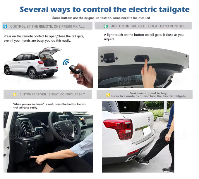 VW Caddy 5 Electric Tailgate Lift with Smart Opening and Closing