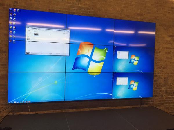 3x3 55inch Samsung 1.7mm Commercial LCD Multi Screen Video Wall Display