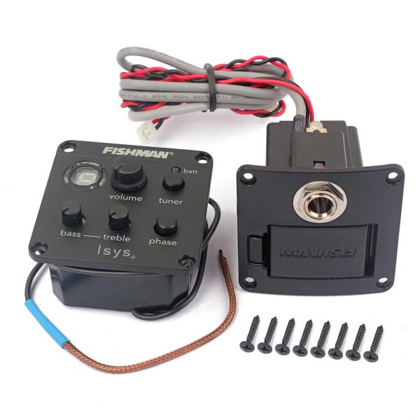 Peças de guitarra acústica Guitarra digital Preamp Piezo ISYS+ EQ Preamp Sistema de amplificador Som ajustável