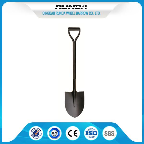 One Tube Handle Steel Spade Shovel 2.2kg 1000MM Total Length For Snowing