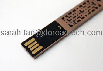 Lifetime Guaranty Ultrathin Metal USB Flash Drive, Good Gift USB Pen Drive
