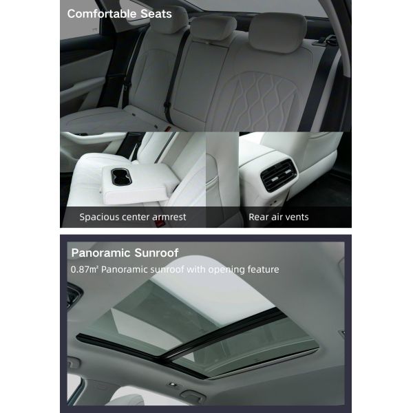 For Galaxy A7 Best-seller PHEV High-Safety 4-door Sedan 150 km Exploration Edition New Energy Vehicle Light Interior