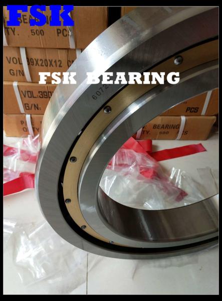 Large Size 6072M Deep Groove Ball Bearing  For Rolling Mill , Brass Cage