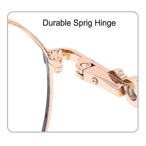 Eyeglasses оправы нержавеющей стали оптические половинные вокруг рамок зрелища