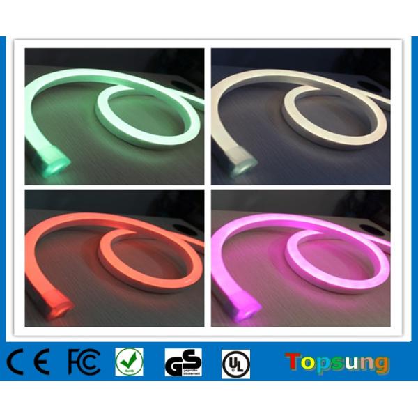 SMD5050 cor completa RGB 11x18mm 110V aprovação CE ROHS LED flex neon com controlador DMX