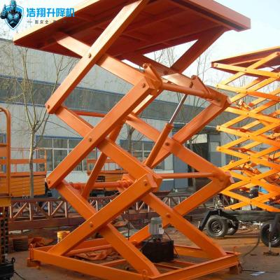 20 Ton Stationary Double Scissor Lift Table Large Platform Workbench