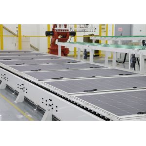 226.00cm * 122.00cm * 0.30cm Arched Roof Hjt Solar Modules for Power Generation 44 Degree Rated Operating Temperature
