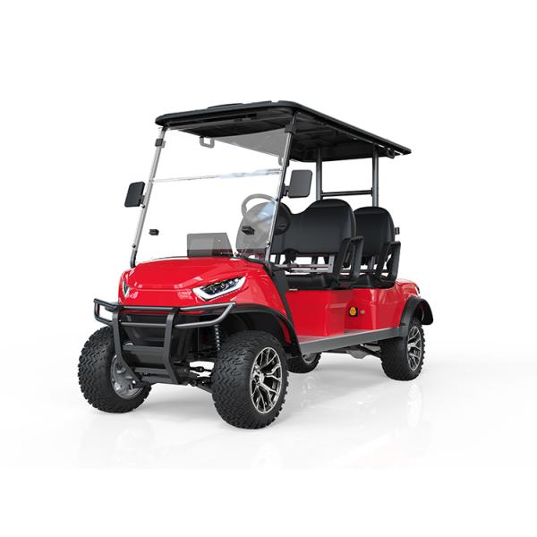 Max Speed 25-30km/h Front Disc Rear Disc Brake System NL-JY4.G 4 Passenger Electric Hunting Car Electric Golf Cart for Club