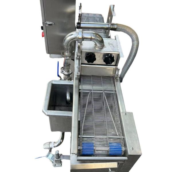 380V Bread Chocolate Coating Machine with Freeze-Dried Strawberry and Automatic Spray