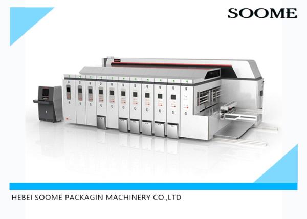 High Definition Flexo Printer Slotter Die Cutter Vuccum Transfer Paper Machine