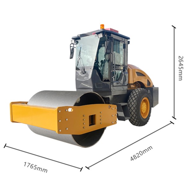 Single Drum Tandem Vibratory Road Roller Second Hand  Compactor