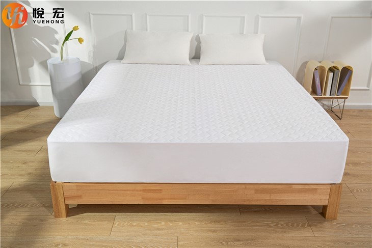 Polyester  Bamboo Waterproof Mattress Protector Hotels Waterproof Crib Mattress