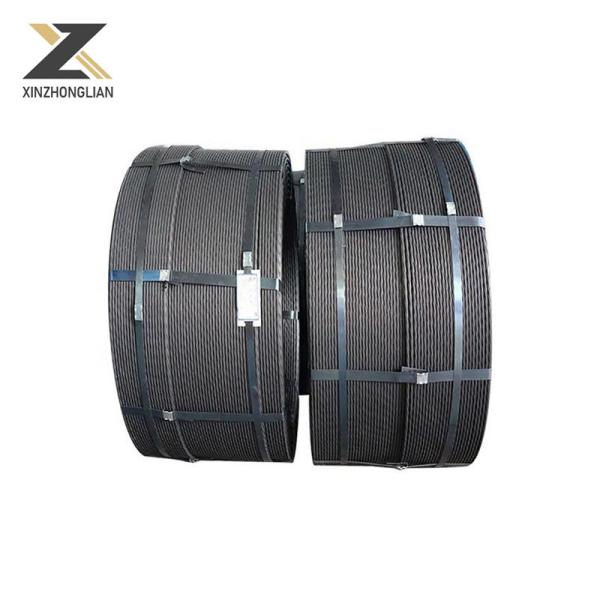 Reel Weight 25kg/50kg/100kg/200kg 12.7mm PC Strand Cable with High Tensile Strength