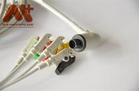 Le moniteur patient de Corpuls câble le câble d'avance de 3.5M ECG 4 avec des fils de connexion