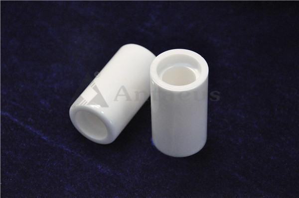 Industrial White Zirconia Ceramic Tubes High Fracture Toughness