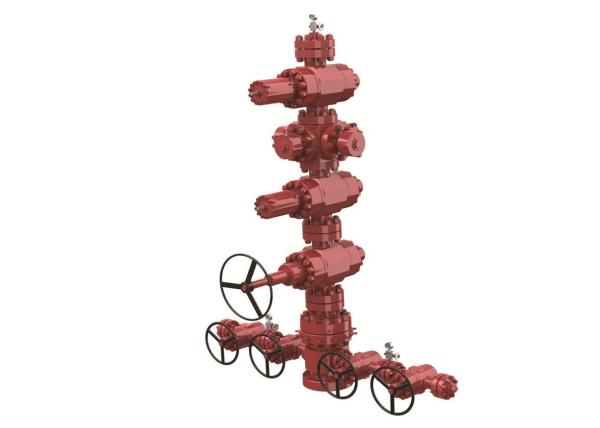 Oil Well Christmas Tree Equipment , Gas Production / Oilfield Christmas Tree API 6A