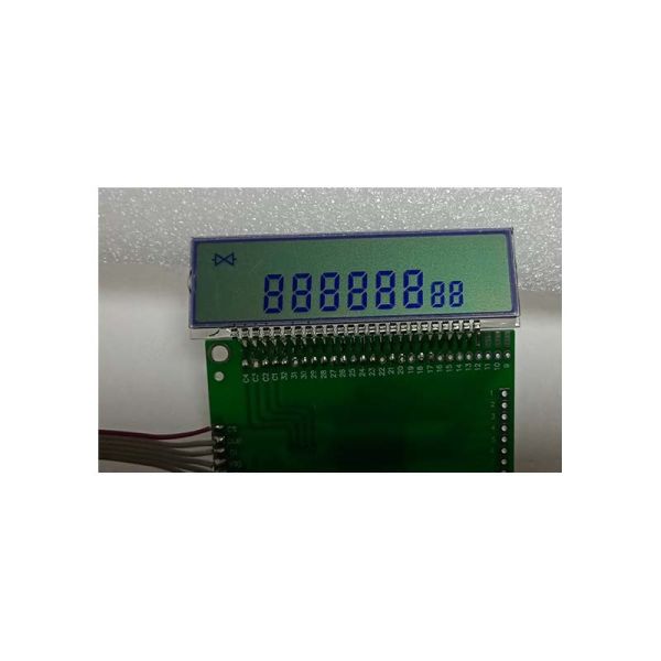Cheap Customized Size 7 Segment 8 Digit Reflective Positive Stn Lcd Display Screen For Gas Meter