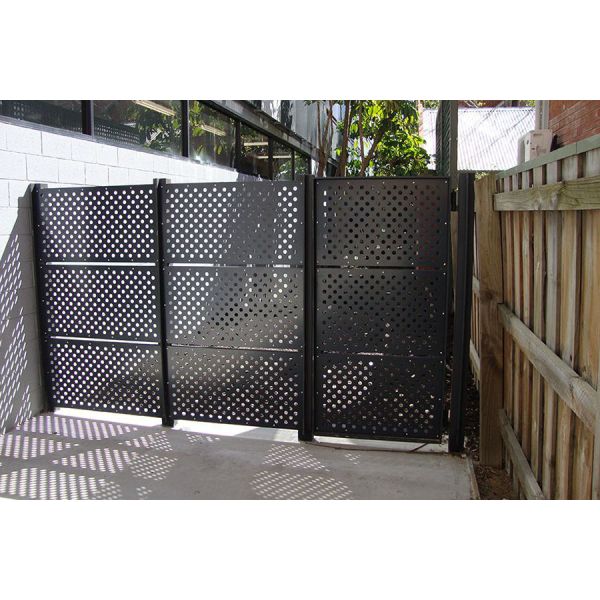 Perforated Steel Plate Warehouse Fence Metal Punching Screen