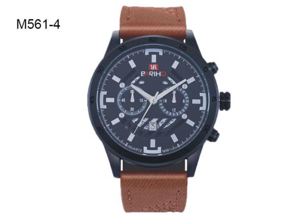 Fashion Design Men's Quartz Watch  Multifunctional Chronograph Water Proof M561