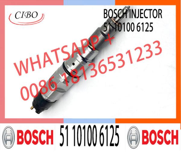 China de alta qualidade fez os 0 conjuntos novo CRIN2-16 do injetor de combustível 445 120 218 para 51 10100 6125 o motor diesel de D 2066 LOH12