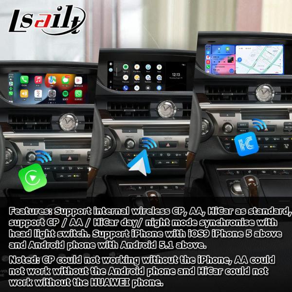 ES300h ES250 ES350 Lexus Android Обновление экрана Carplay Android Auto Dash Cam 10,25
