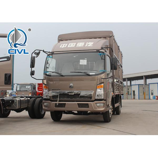 SINOTRUK Cummins Engine 8Ton Euro4 HOWO Light Fences Cargo Trucks
