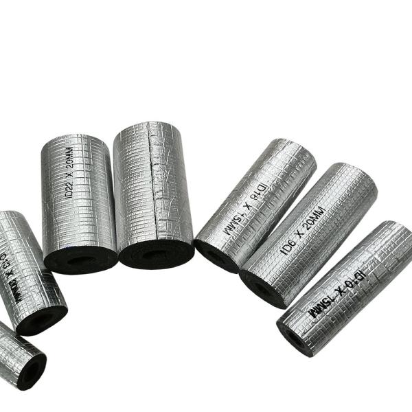 Self Adhesive Insulation Foam Wrap Widely Customized Aluminum Foil Pipe Covers Winter Spigot Water Heater Pipes Freeze