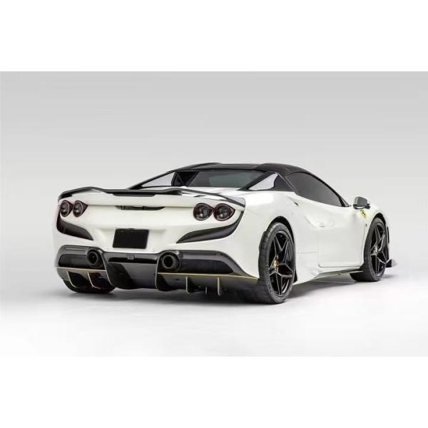 F8 Ferrari Carbon Car Body Kit VOS Style PP Carbon Fiber Lip Spoiler Hood Body Kit