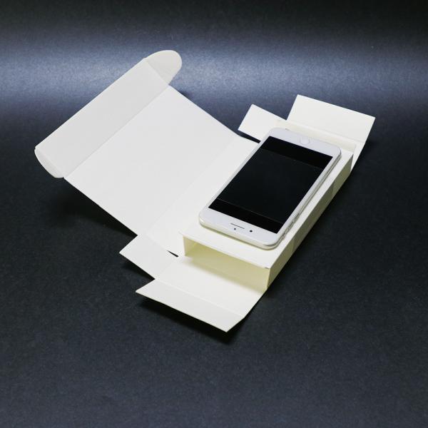 CMYK Litho Printing 1000gsm White Cellphone Packaging Boxes