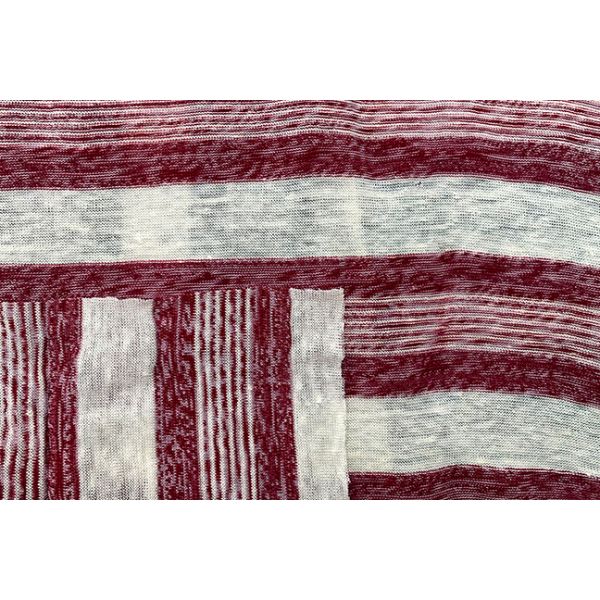 50% Linen 50% Polyester Linen Fabric Yarn Dyed Breathable Brocade Fabric