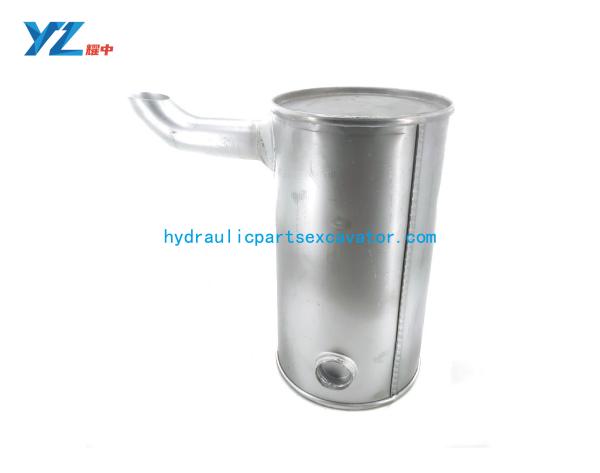 Hyundai Excavator Exhaust Muffler For R60-7 Silver Colour