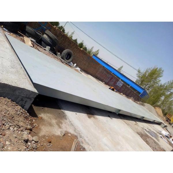 Concrete 80 Ton Electronic Lorry Weighbridge 220 - 300mm Channel Beam