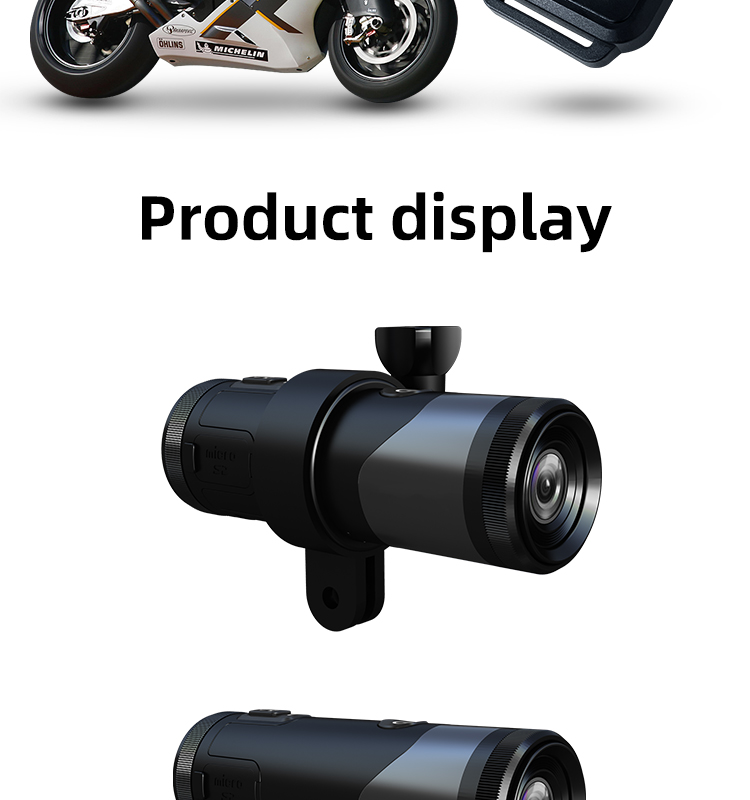 Video Helmet Cameras 4K Professional Digital Motorcycle Recorder for Moto