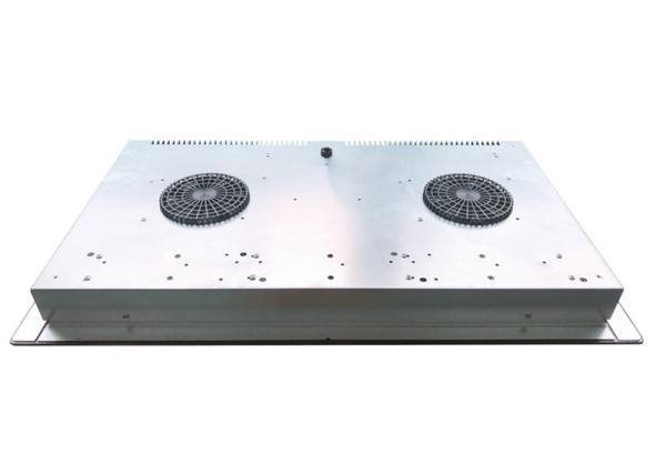 4.4KW  Two Burners Built In Electric Induction Stove 730*430mm