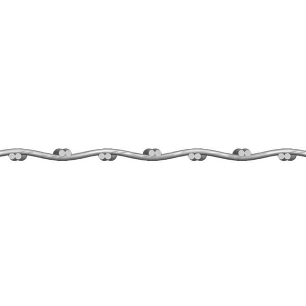 High Strength Steel Pre Crimped Mesh Woven Wire 3mm Thick