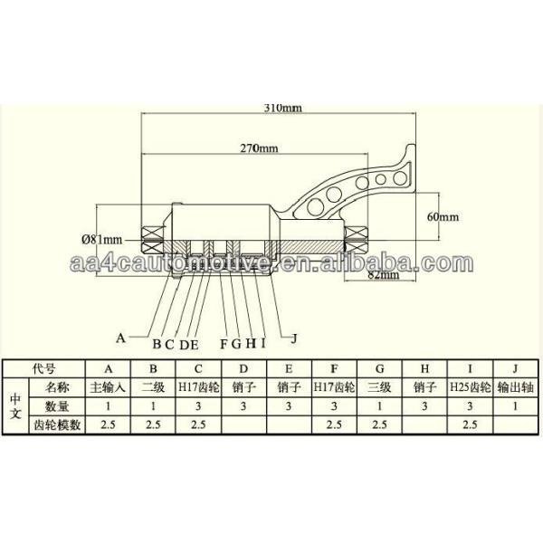 llave del neumático para el camión BD-68D