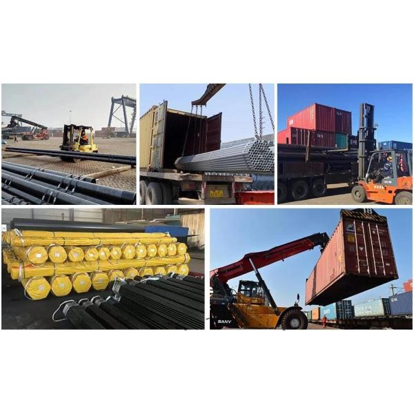 Черная сваренная труба стали углерода кожуха ЛСАВ АПИ 5КТ С52 С60 АСТМ А106б/АПИ5л 8