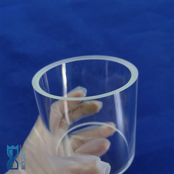 Customized High Purity Transparent Polished Clear Glass Tube Furnace