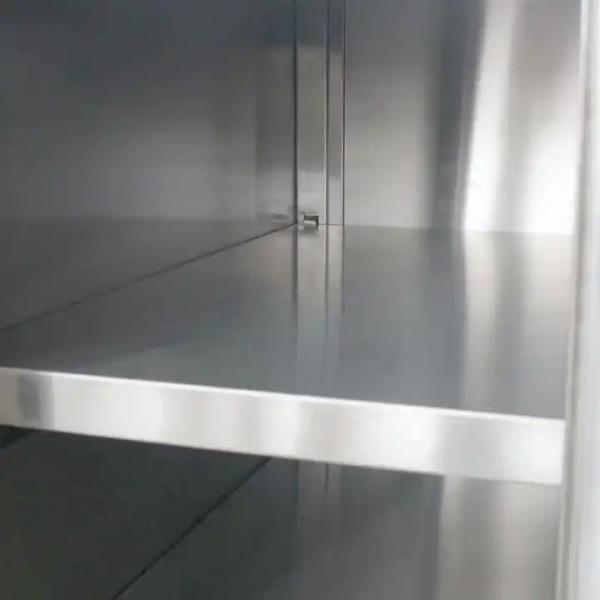 Шкафы Нержавеющая сталь Стол и раковина Стенный шкаф с раздвижной дверью