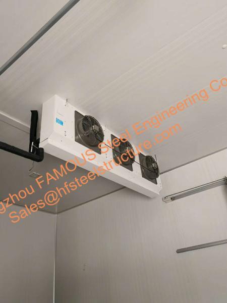 Sala industrial comercial do congelador que congela a sala fria para o marisco
