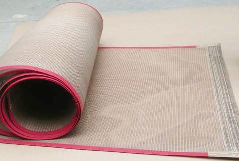 Heat Insulation  Coated Fiberglass Mesh Conveyor Belt For Fire Retardant