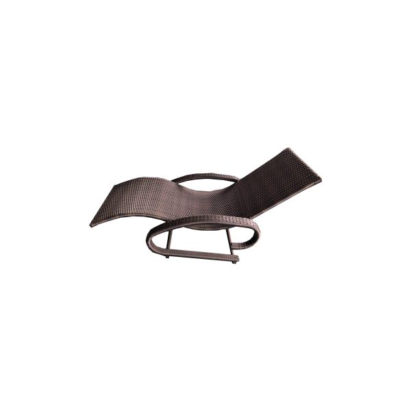 All Weather Beach Lounge Chair Rattan Wicker Poolside Bed Sun Lounger