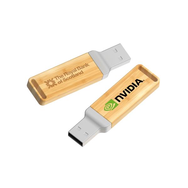 Естественное дерево USB логотип деревянный карандаш с печатью или рельеф для вашего бизнеса