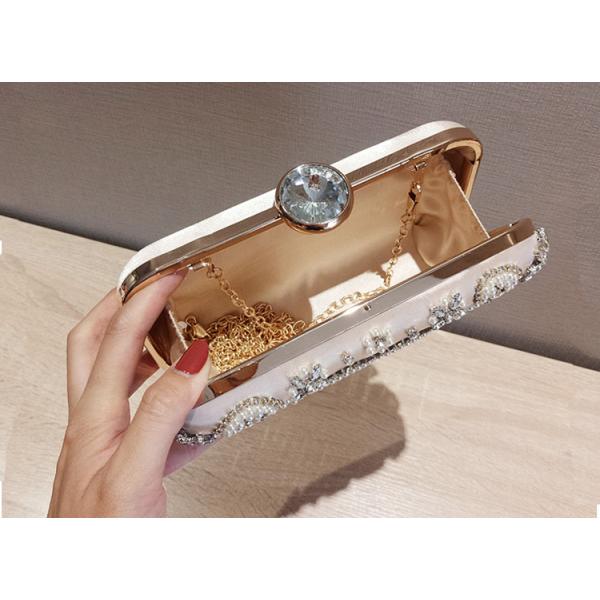 2019 new diamond dinner bag embroidery love bag handbag chain bag small square bag banquet crossbody evening bag