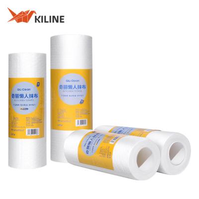 PP Pâte de pâte de ménage Tissu de nettoyage à usage unique serviettes de cuisine en rouleau 50gm