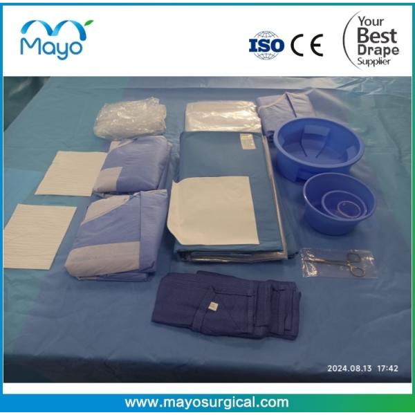 Hospital Medical Sterile Surgical Intervention Femoral Angiography Drape Pack